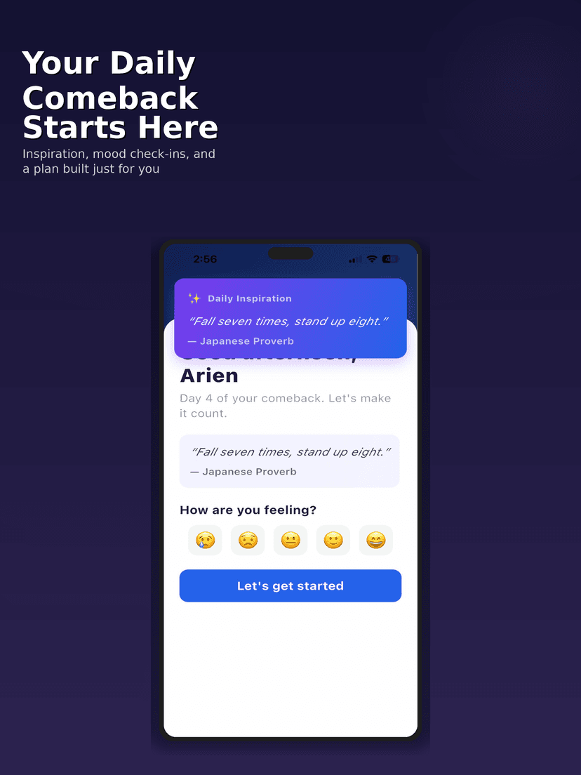 Unemployed...For Now! app dashboard